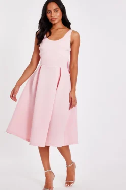 Quiz Day At The Races|Christening Guest>Bow Back Midi Dress