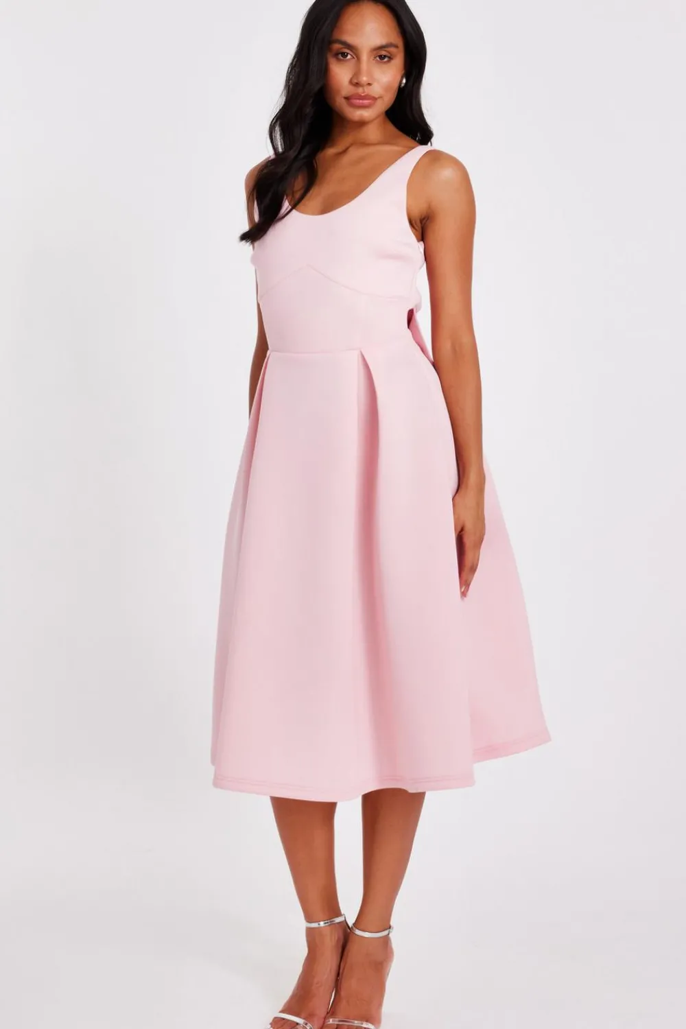 Quiz Day At The Races|Christening Guest>Bow Back Midi Dress