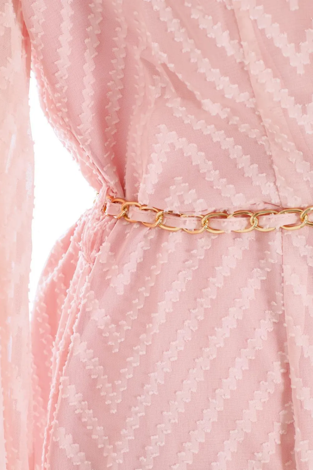 Quiz Holiday|Wrap Dresses>Pink Chevron Skater Mini Dress