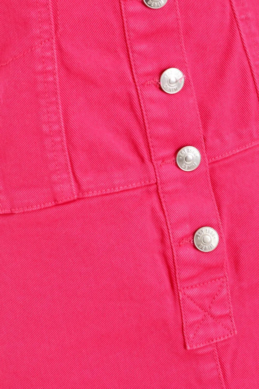 Quiz Summer Clothes|Pink Dresses>Pink Denim Bandeau Mini Dress