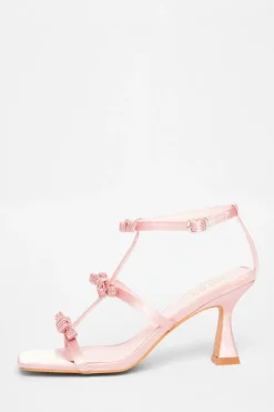 Quiz Shoe & Bag Sets|Occasion Shoes>Diamante Bow Heels