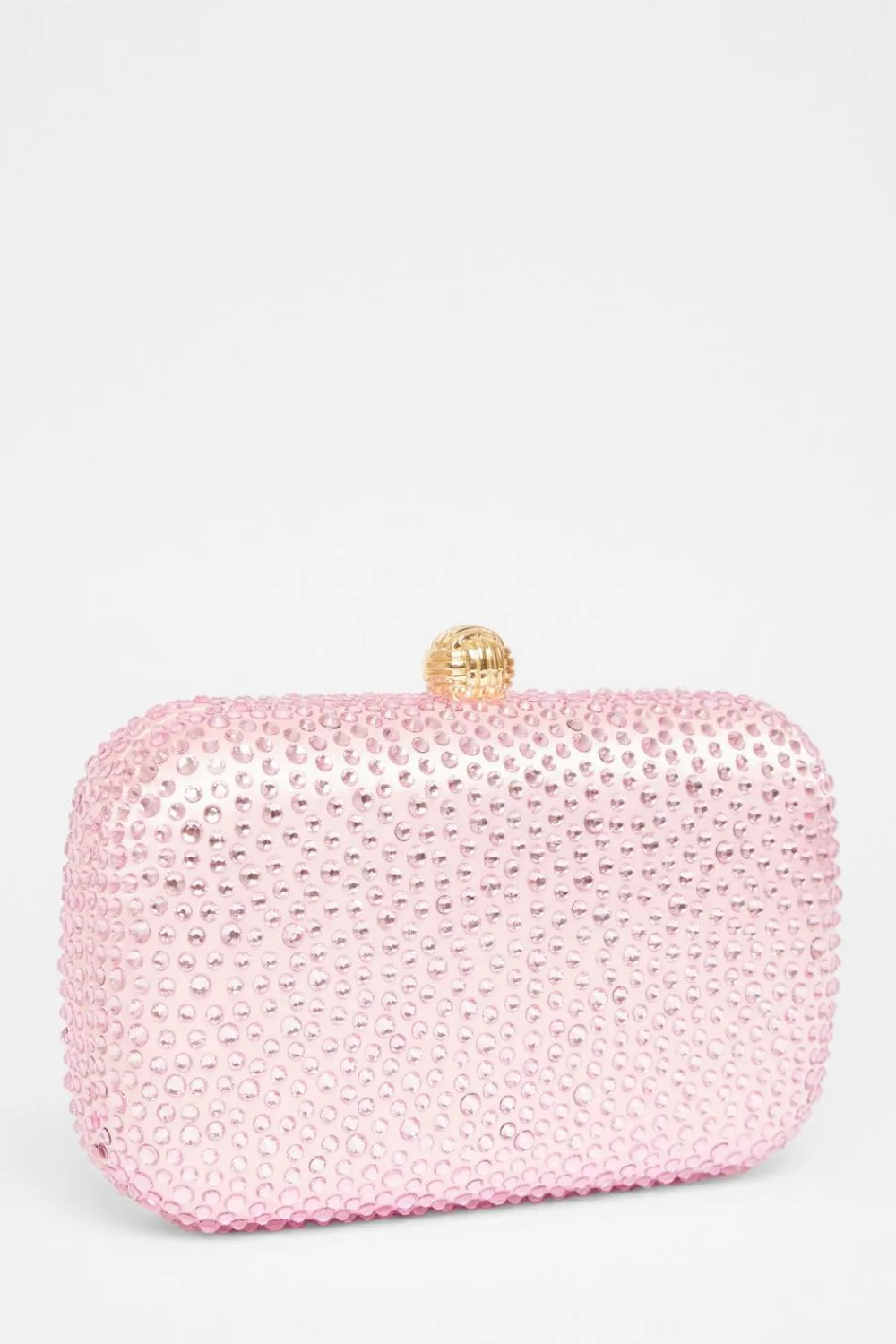 Quiz Bags|Prom & Ball>Pink Diamante Clip Box Bag