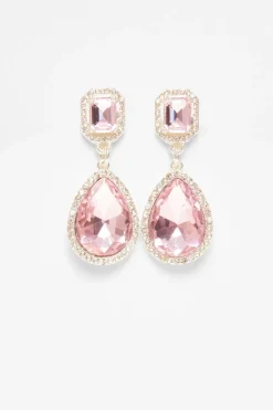 Quiz Wedding Accessories|Jewellery>Diamante Tear Drop Earrings