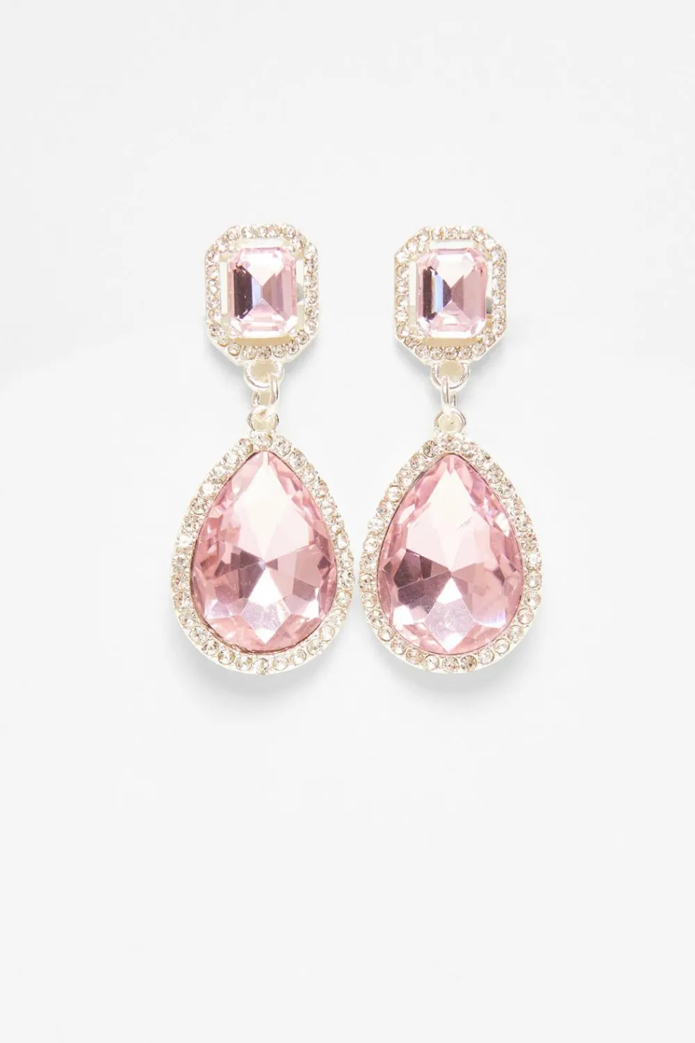 Quiz Wedding Accessories|Jewellery>Diamante Tear Drop Earrings