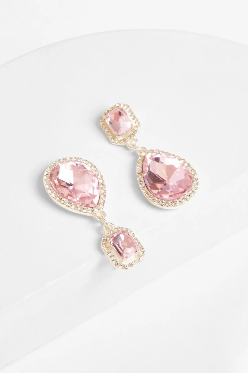 Quiz Wedding Accessories|Jewellery>Diamante Tear Drop Earrings