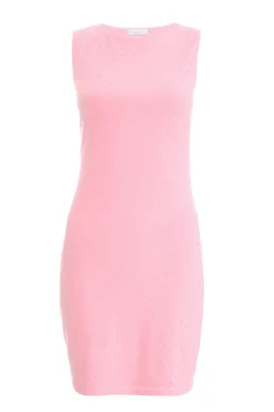 Quiz Summer Clothes|Pink Dresses>Pink Embellished Bodycon Mini Dress
