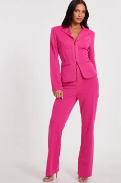 Quiz Workwear|Modest>Flared Tailored Trousers