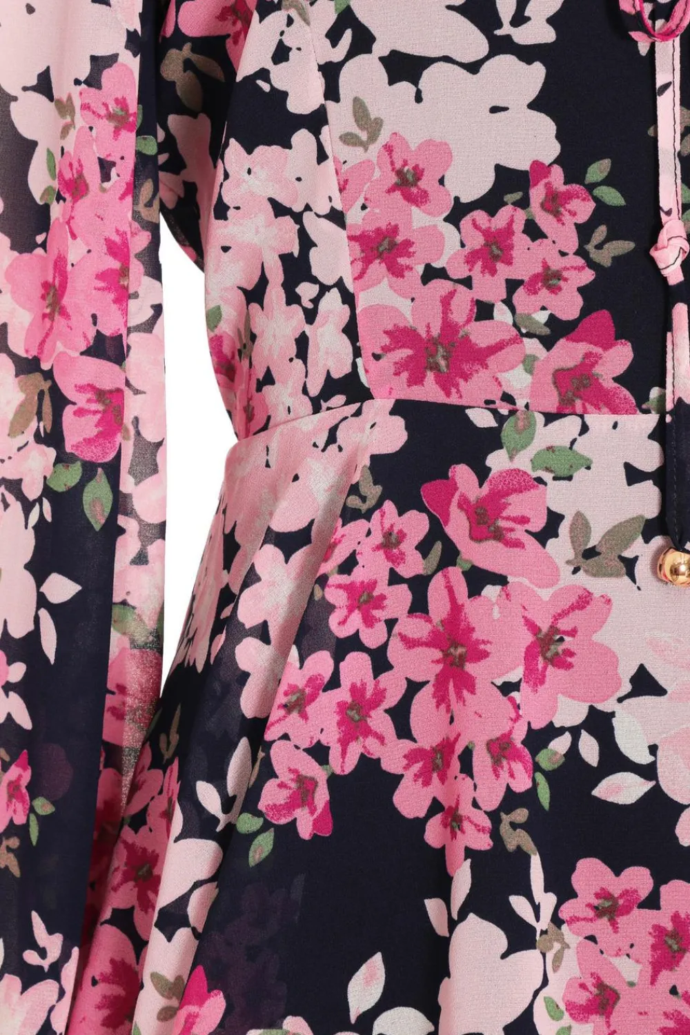 Quiz Playsuits|Playsuits>Pink Floral Tiered Playsuit