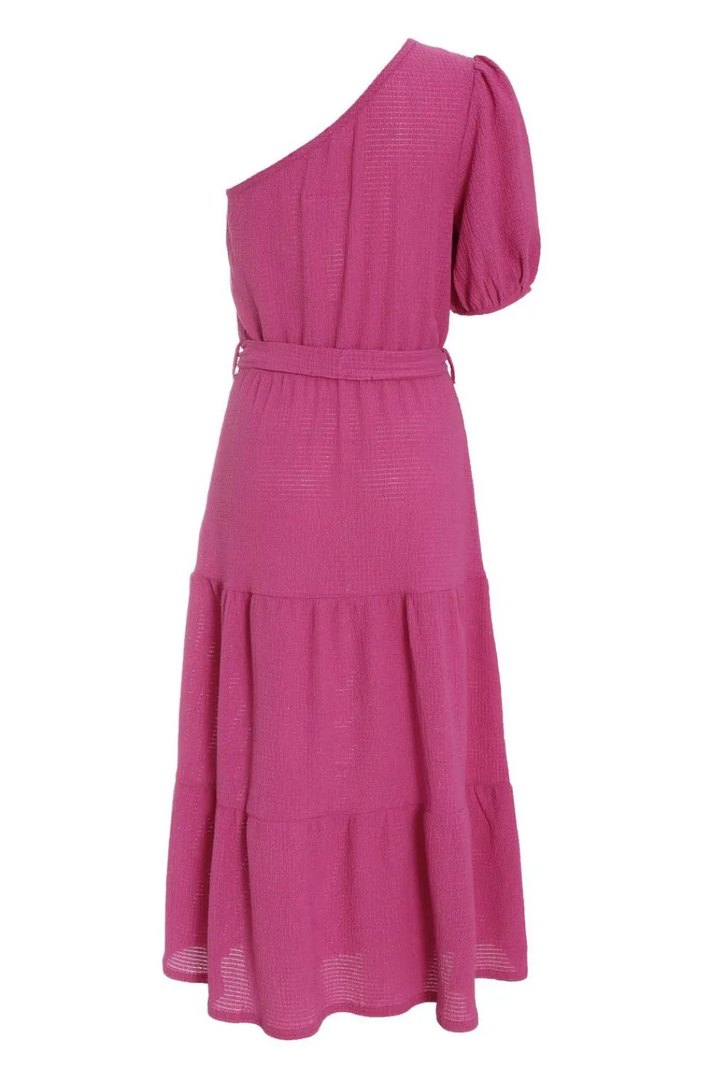 Quiz Summer Dresses|Pink Dresses>Pink One Shoulder Midi Dress