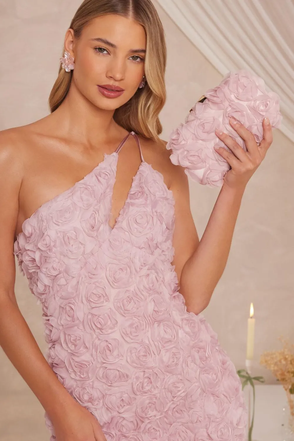 Quiz Wedding Accessories|Bags>Organza Rose Box Bag
