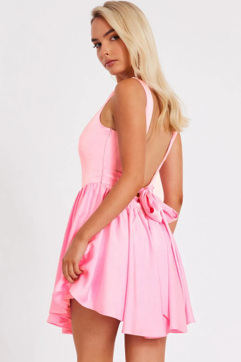 Quiz Going Out|Dresses>Satin Corset Mini Dress