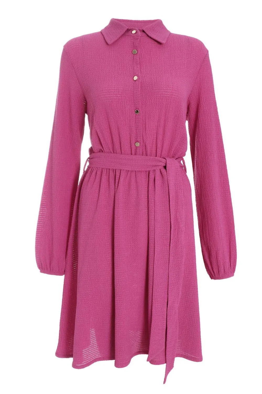 Quiz Summer Dresses|Pink Dresses>Pink Shirt Mini Dress