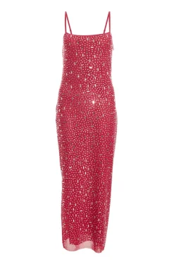 Quiz Evening Dresses|Prom Dresses>Square Neck Embellished Maxi Dress