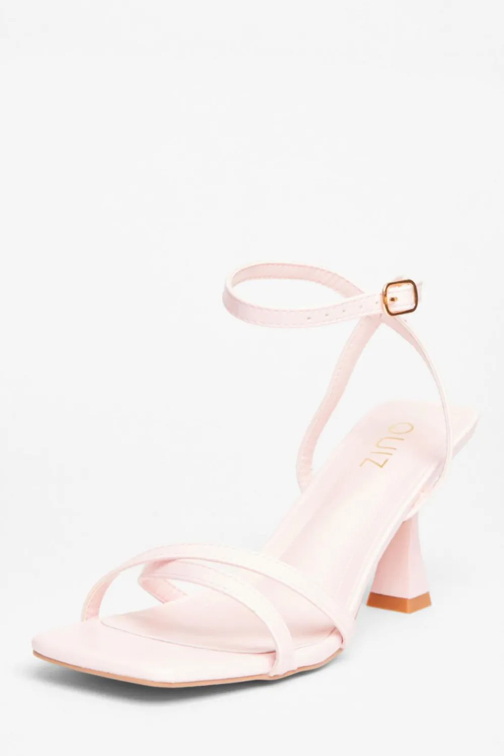 Quiz Heels>Strappy Flared Heels
