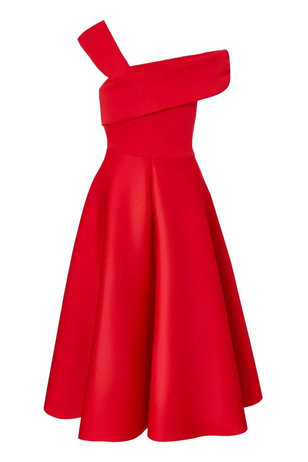 Quiz Day At The Races|Trending: Red>Asymmetric Midi Dress