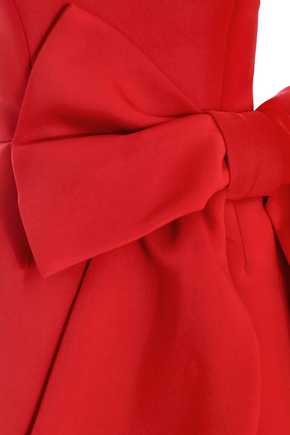 Quiz Christening Guest|Trending: Red>Red Bow Strapless Bodycon Dress