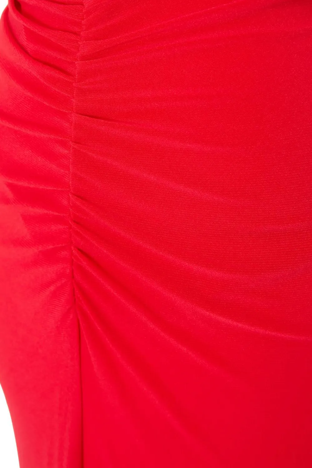 Quiz Trending: Red|Summer Clothes>Red Buckle Detail Midaxi Dress