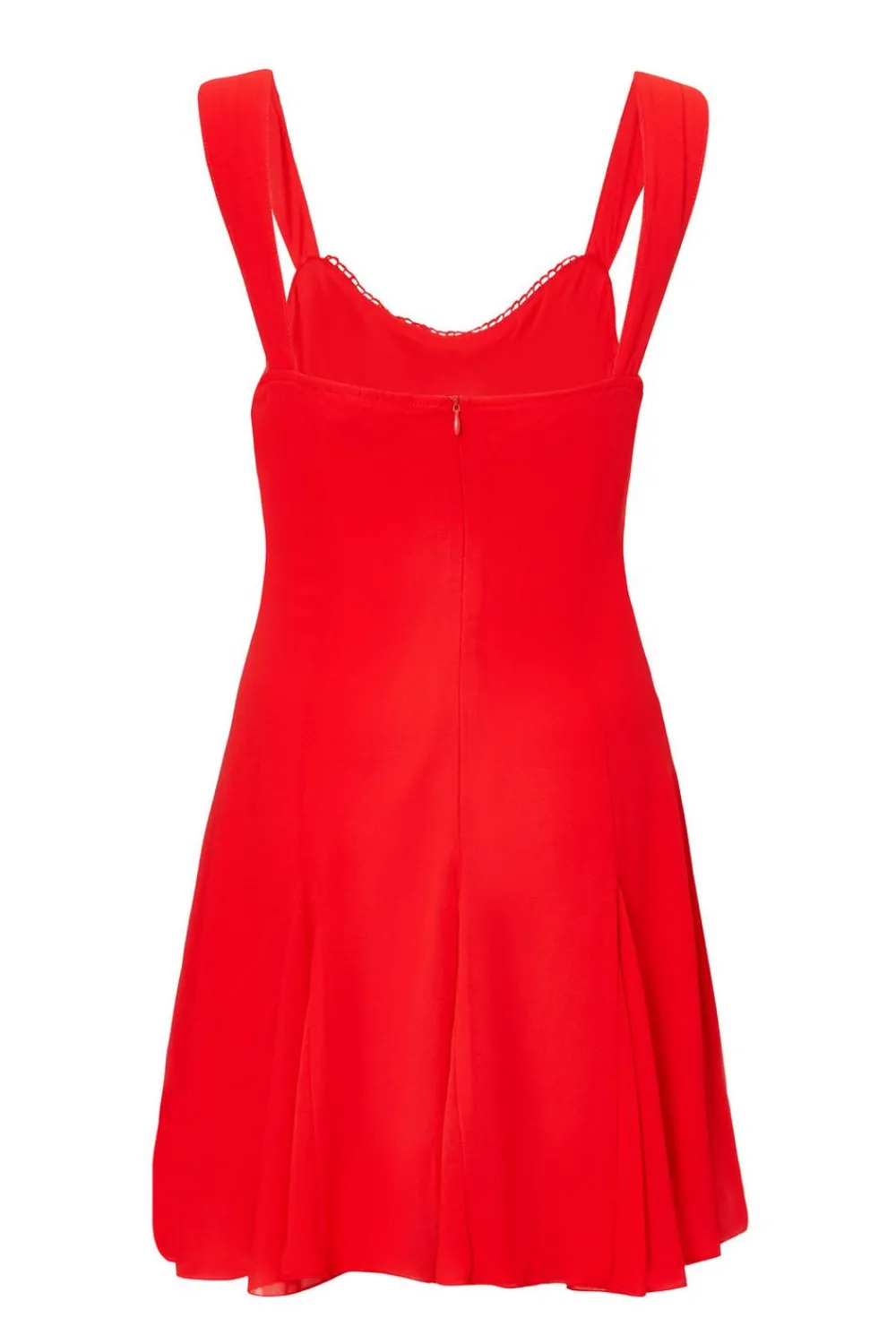 Quiz Trending: Red|Summer Clothes>Red Chiffon Ruched Mini Dress