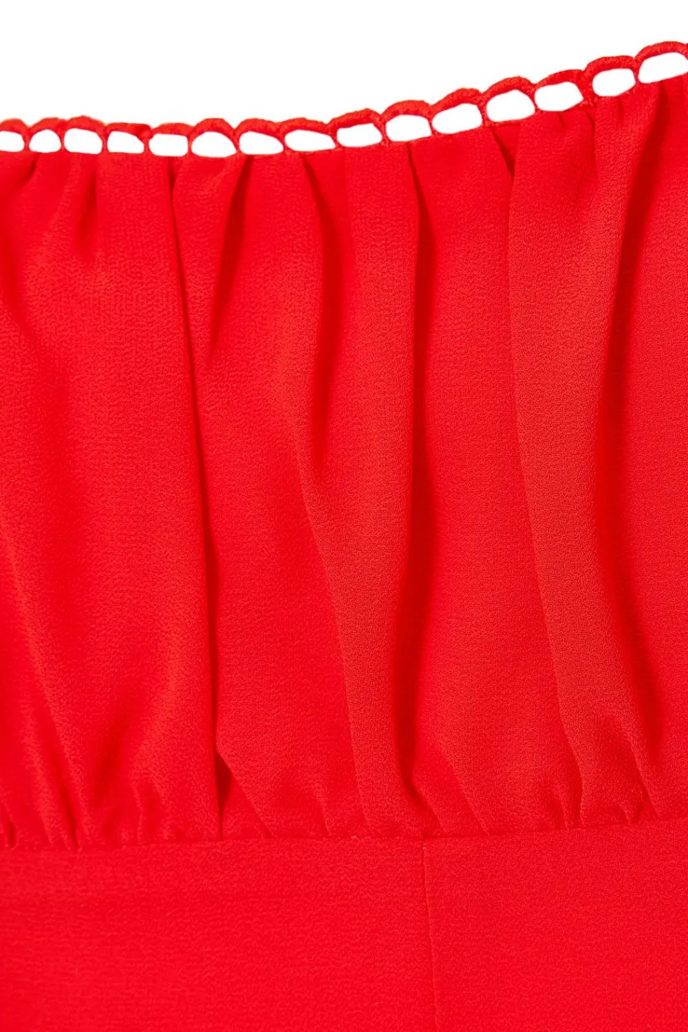 Quiz Trending: Red|Summer Clothes>Red Chiffon Ruched Mini Dress