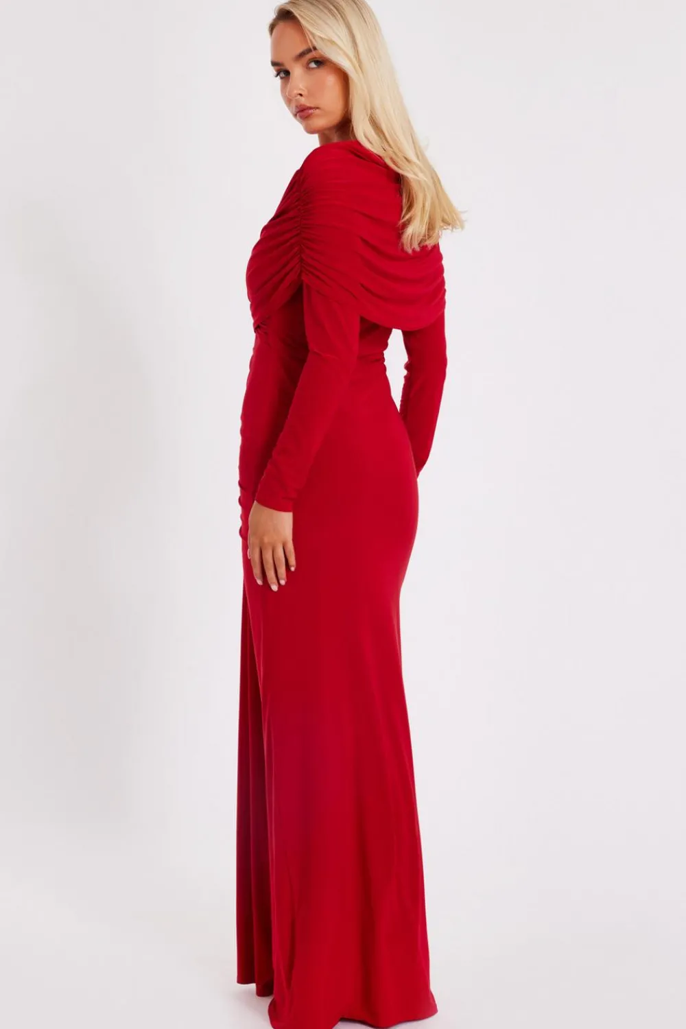 Quiz Evening Dresses|Day At The Races>Draped Maxi Dress