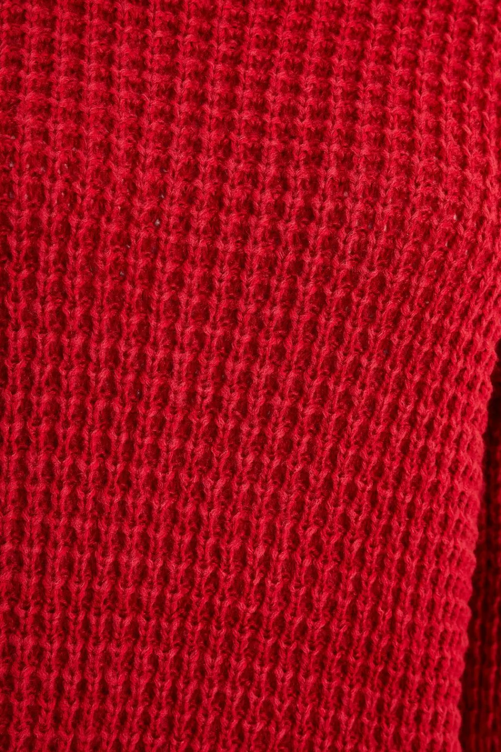 Quiz Trending: Red|Knitwear>Knitted Roll Neck Jumper