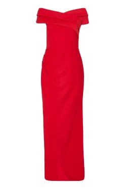 Quiz Prom Dresses|Prom & Ball>Pleated Bardot Maxi Dress