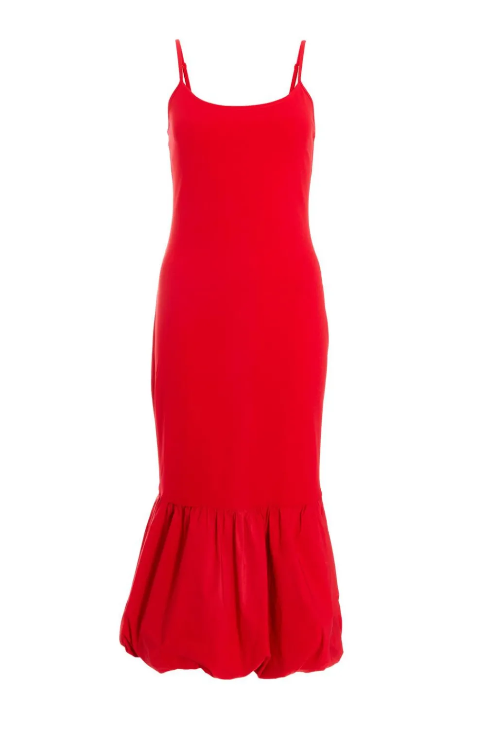 Quiz Trending: Red|Red Dresses>Puff Ball Midi Dress