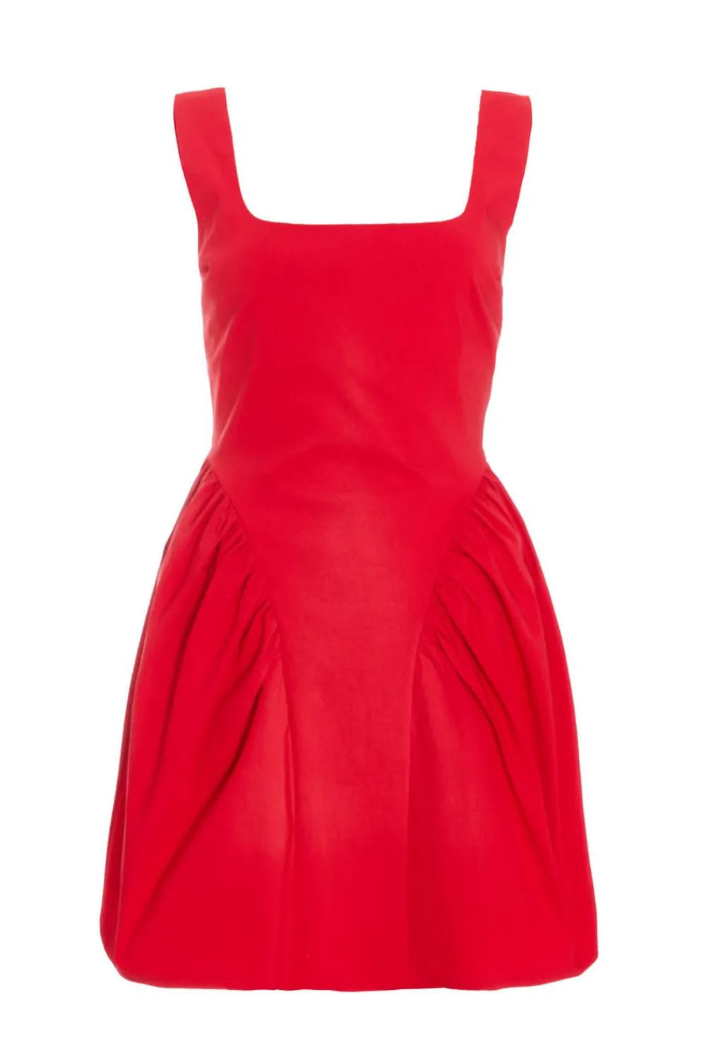 Quiz Trending: Red|Casual Clothing>Red Scoop Back Skater Dress