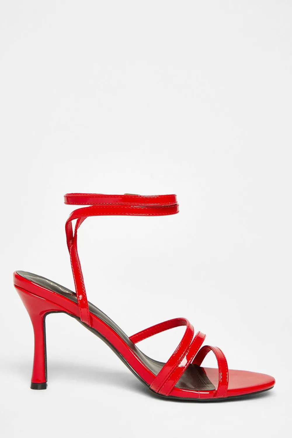Quiz Heels>Red Strappy Heels