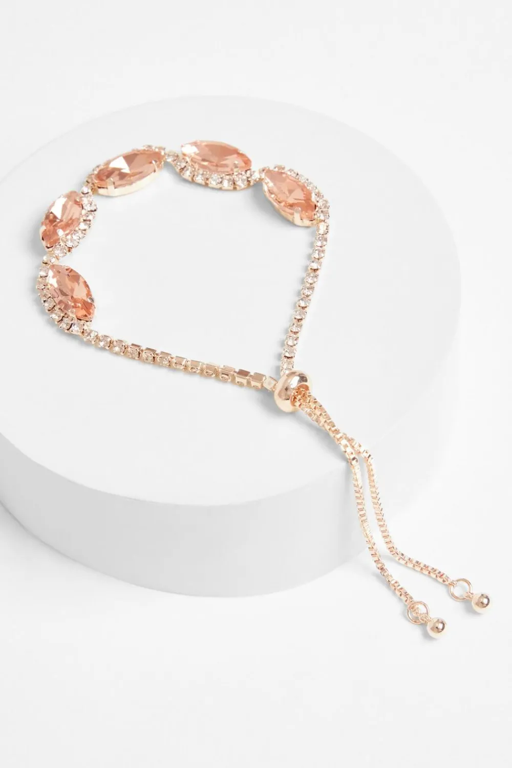 Quiz Jewellery Sets|Jewellery>Rose Gold Jewel Toggle Bracelet