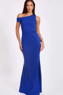 Quiz Prom Dresses|Prom & Ball>Royal Blue Asymmetric Maxi Dress
