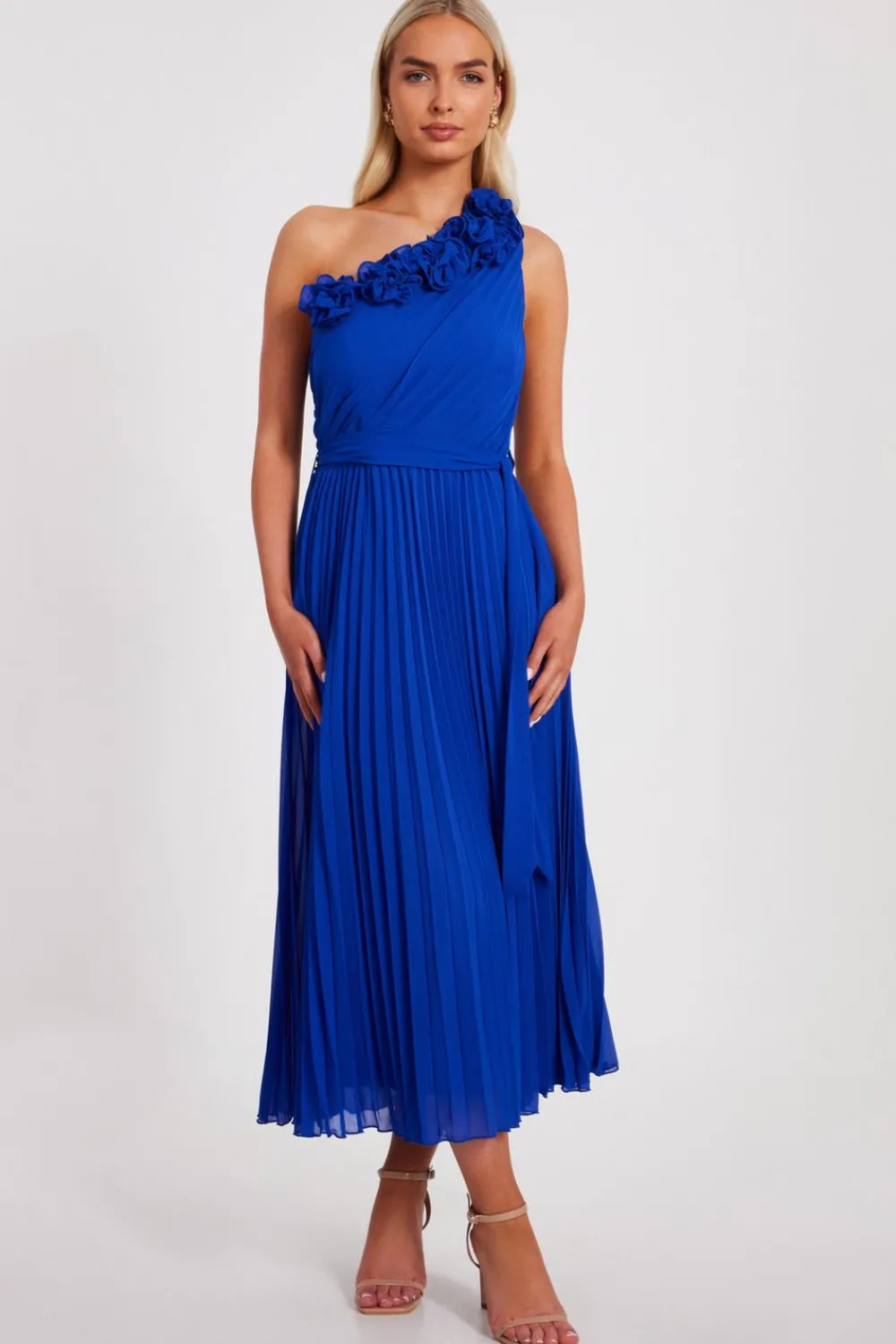 Quiz Prom Dresses|Prom & Ball>Royal Blue Chiffon Midaxi Dress
