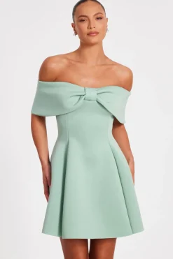 Quiz Day At The Races|Dresses>Bardot Bow Skater Dress