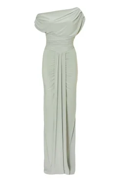 Quiz Evening Dresses|Dresses>Drape Front Maxi Dress