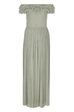 Quiz Prom Dresses|Prom & Ball>Sage Mesh Bardot Maxi Dress