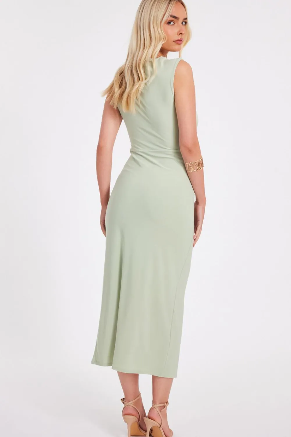Quiz Day At The Races|Christening Guest>Ruched Bodycon Midaxi Dress