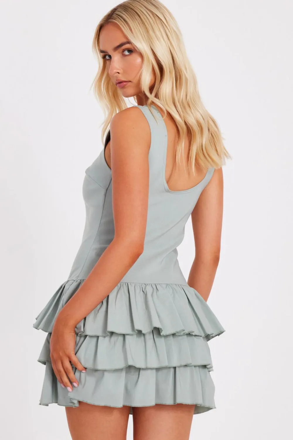 Quiz Summer Clothes|Holiday>Tiered Mini Dress