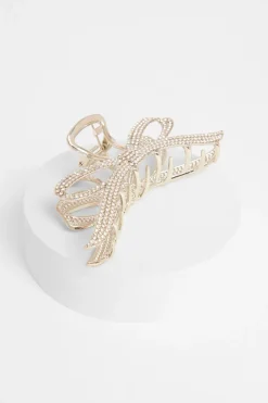 Quiz Wedding Accessories|Hair Accessories>Silver Bow Hair Claw