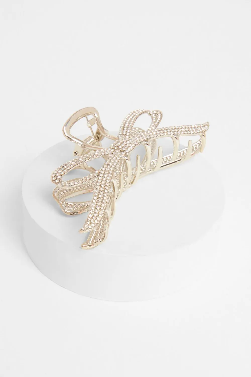 Quiz Wedding Accessories|Hair Accessories>Silver Bow Hair Claw