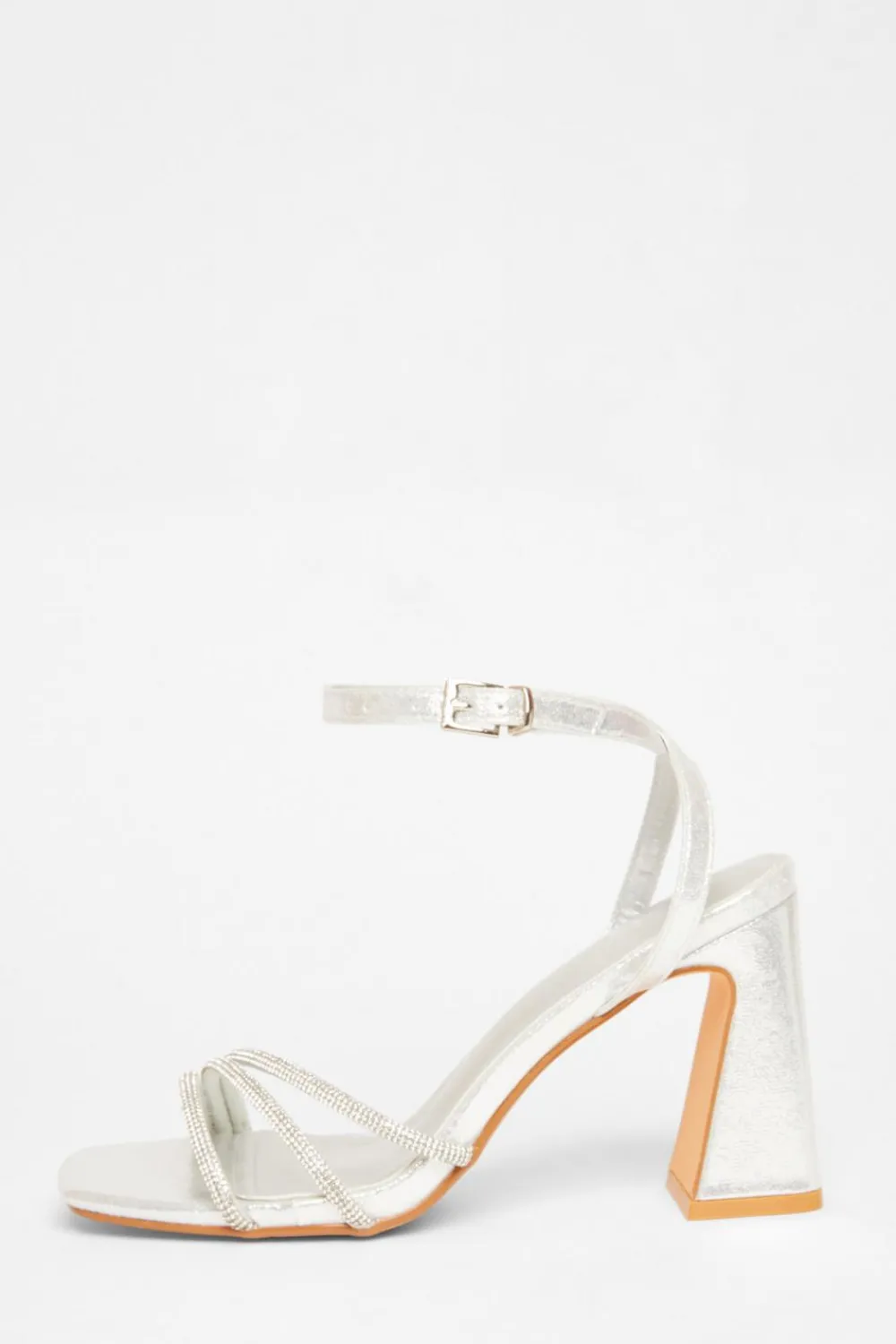 Quiz Shoe & Bag Sets|Occasion Shoes>Diamante Block Heels