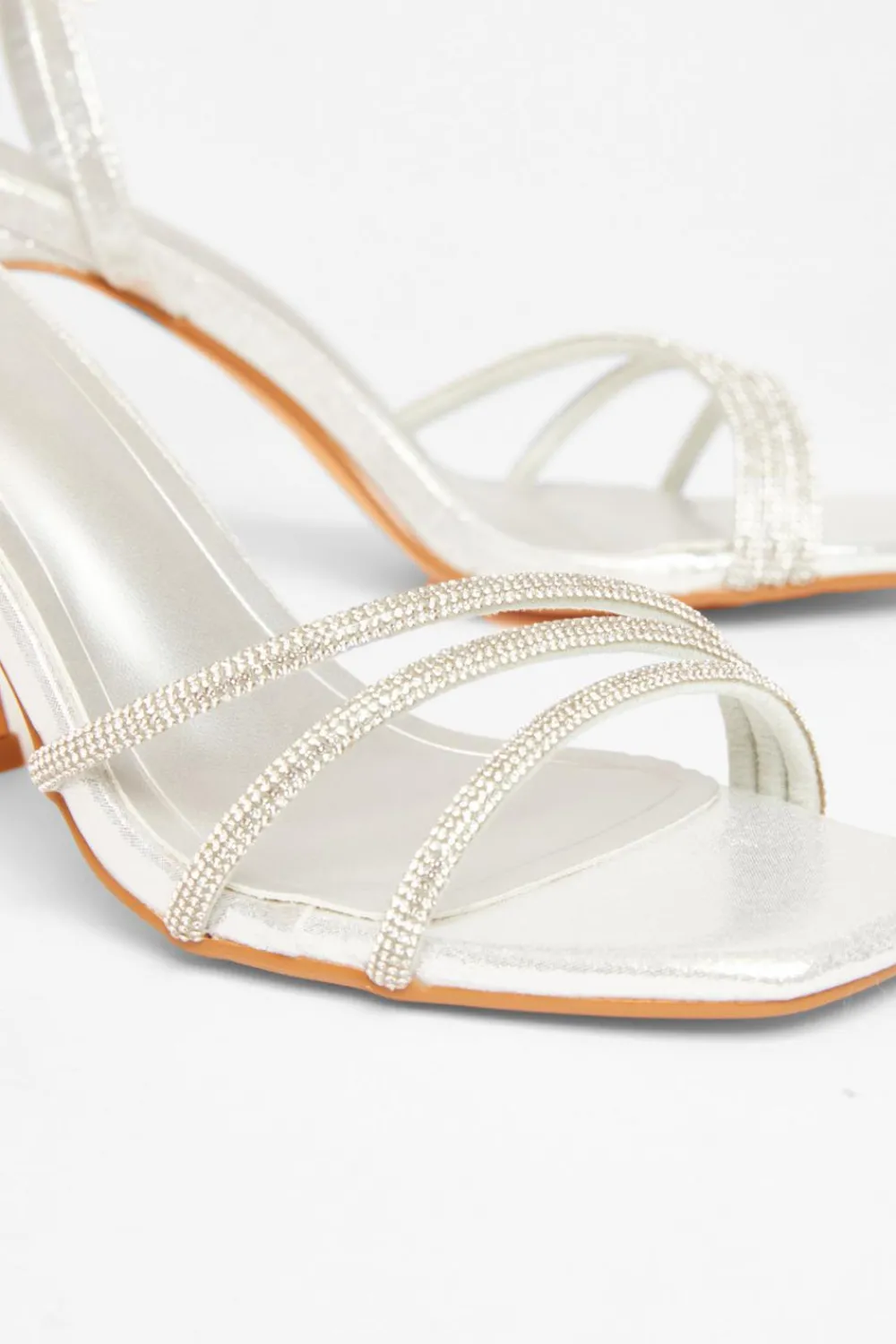 Quiz Shoe & Bag Sets|Occasion Shoes>Diamante Block Heels