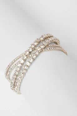 Quiz Wedding Accessories|Jewellery>Diamante Cuff Bracelet