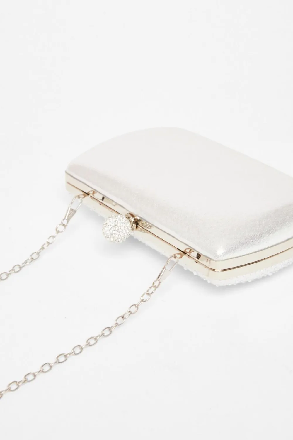 Quiz Wedding Accessories|Bags>Diamante Curve Box Bag
