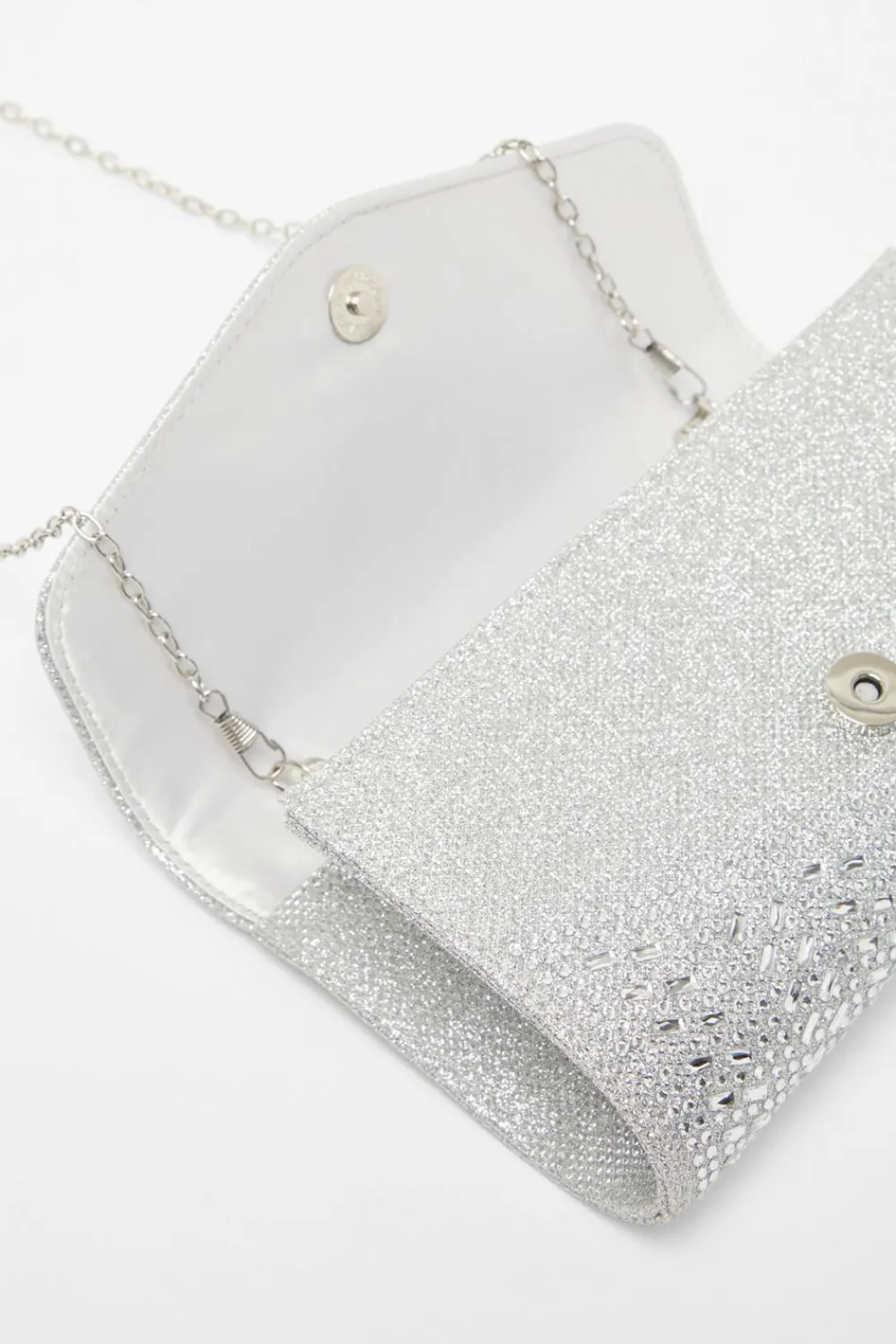 Quiz Wedding Accessories|Bags>Diamante Envelope Clutch Bag