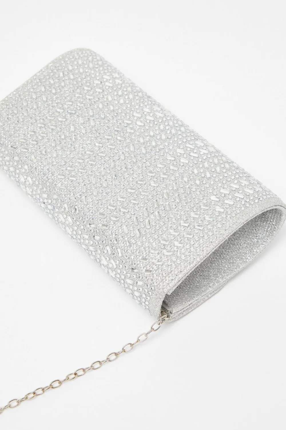 Quiz Wedding Accessories|Bags>Diamante Envelope Clutch Bag