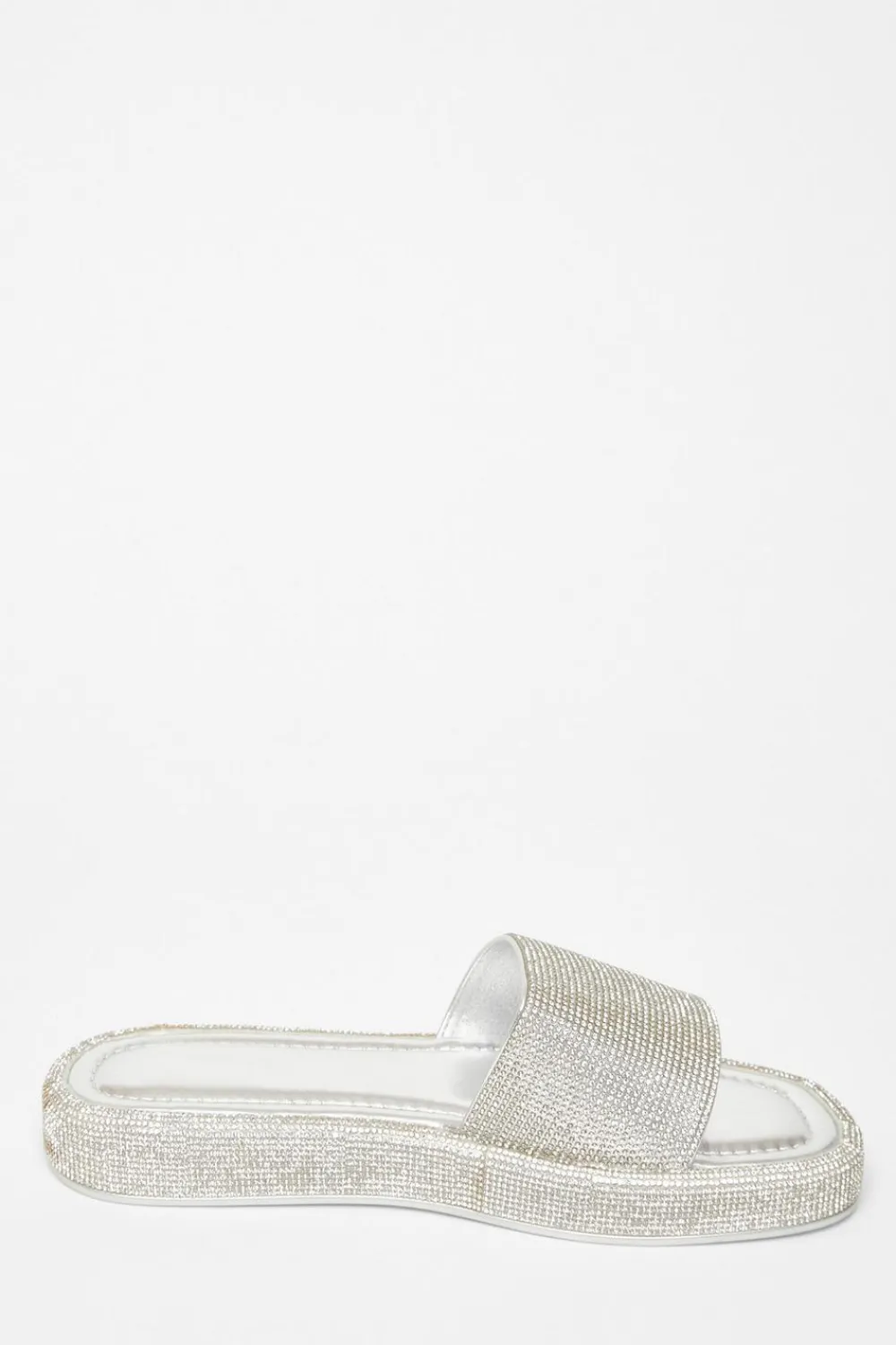 Quiz Sandals|Holiday Shoes>Diamante Flat Sandals