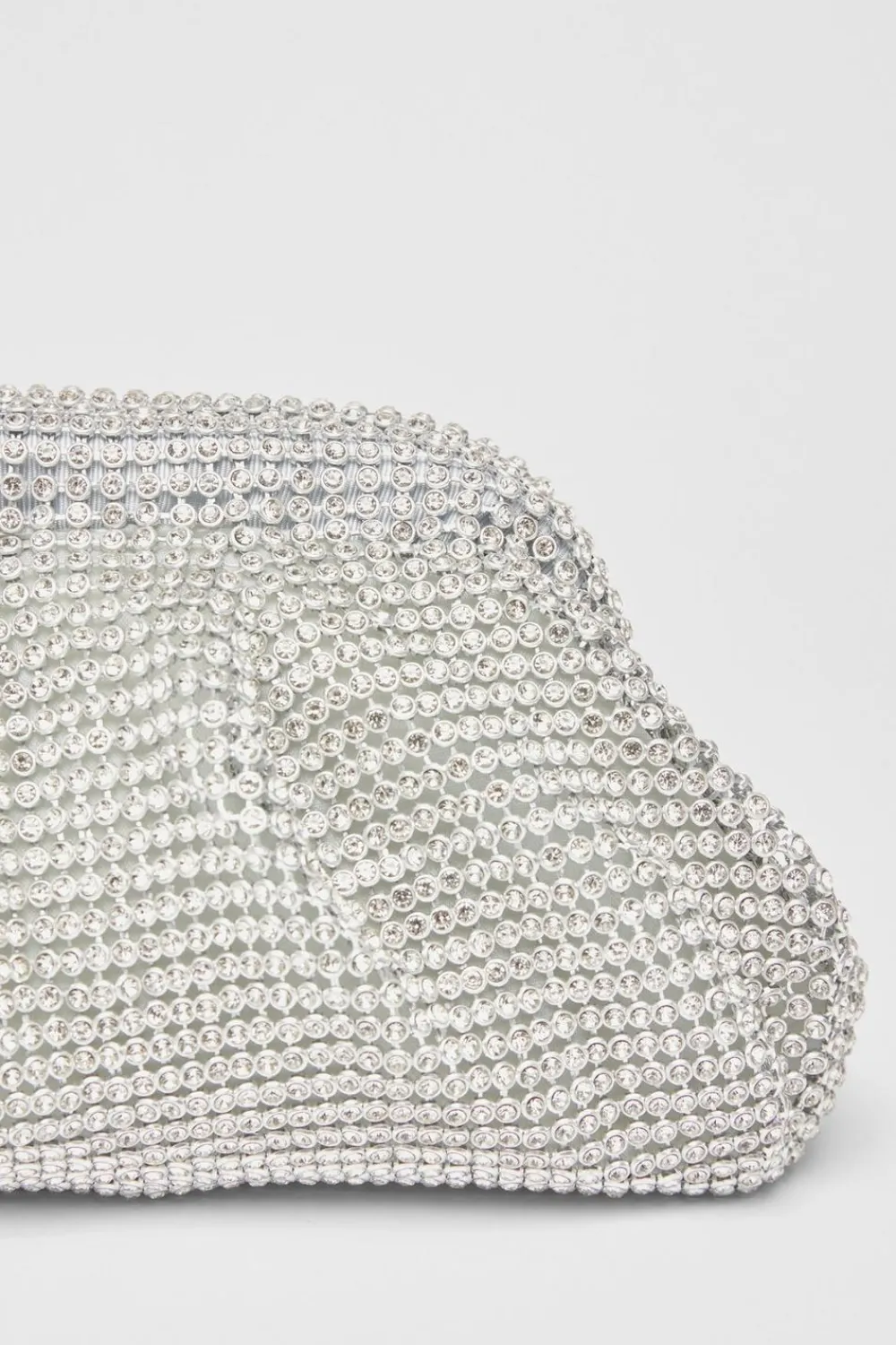 Quiz Wedding Accessories|Bags>Diamante Gathered Pouch Bag