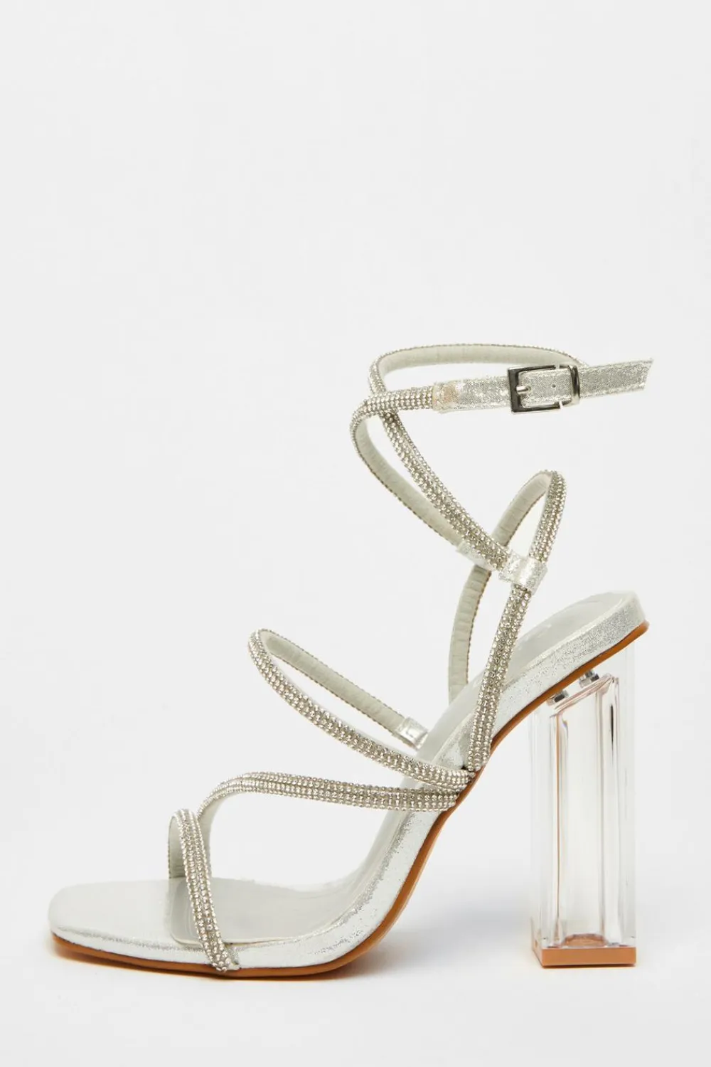 Quiz Occasion Shoes|Heels>Diamante Heeled Sandals