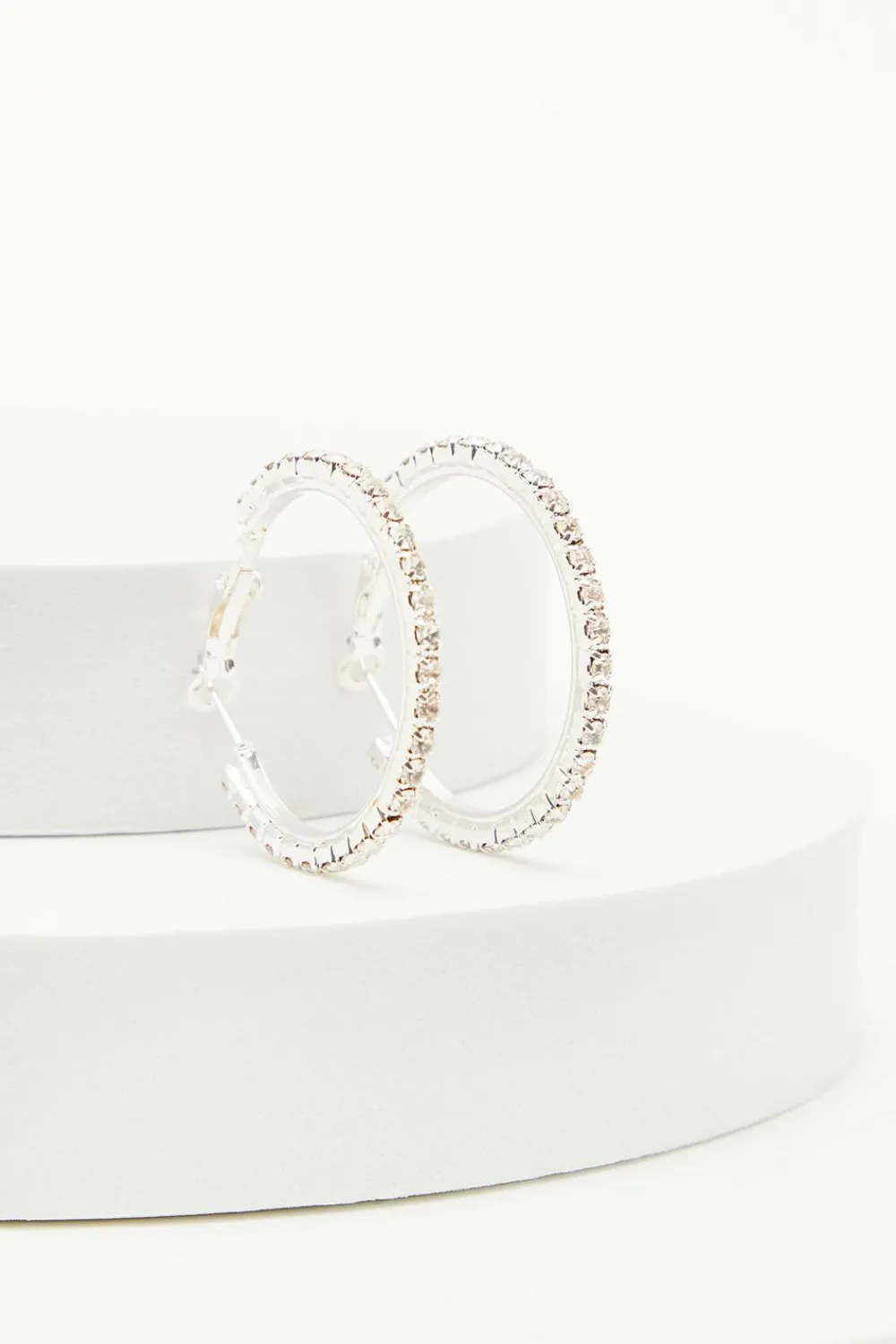 Quiz Jewellery|Earrings>Diamante Hoop Earrings