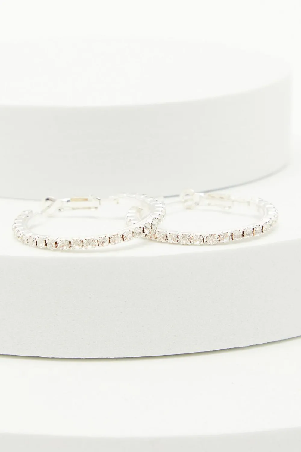 Quiz Jewellery|Earrings>Diamante Hoop Earrings